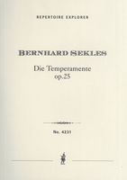 Temperamente, Op. 25 : Vier Sinfonische Sätze Für Grosses Orchester.