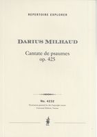 Cantate De Psaumes, Op. 425 : Pour Baryton et Orchestre De Chambre.