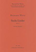 Sechs Lieder, Op. 15 : For Voice and Piano.