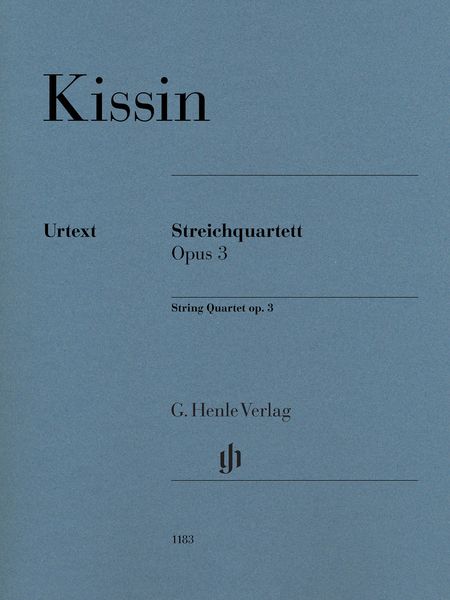 Streichquartett, Op. 3 (2015/16).