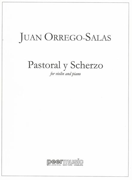 Pastoral Y Scherzo : For Violin and Piano.