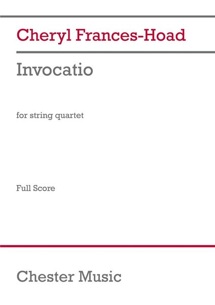 Invocatio : For String Quartet.