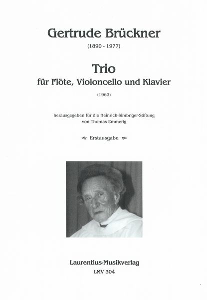 Trio : Für Flöte, Violoncello und Klavier (1963) / edited by Thomas Emmerig.