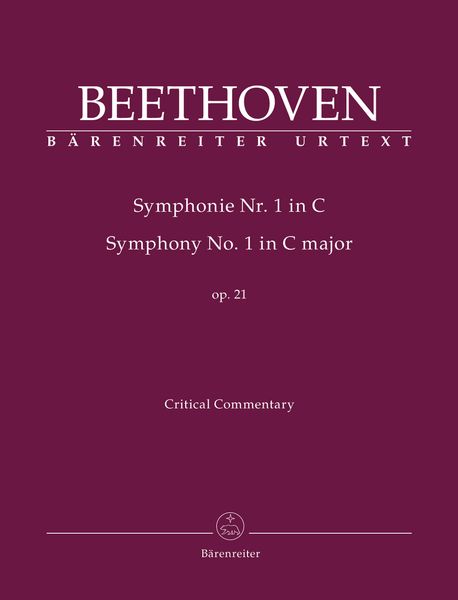 Symphony No. 1 In C Major, Op. 21 : Critical Commentary.
