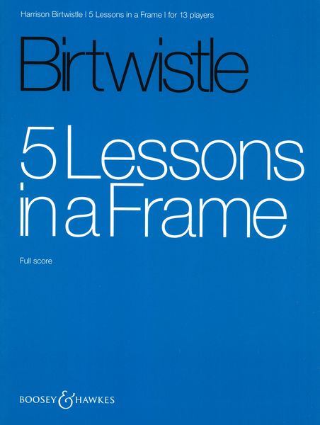 5 Lessons In A Frame : For 13 Players (2015).