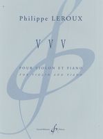 Vvv : Pour Violon et Piano.