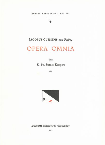 Opera Omnia, Vol. 19 : Motets.