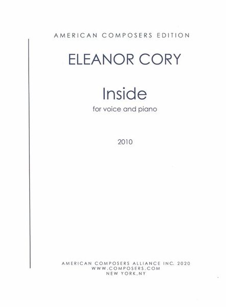 Inside : For Voice and Piano (2010).