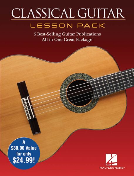 Classical Guitar Lesson Pack : 4 Publications and 1 DVD.