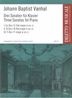 Drei Sonaten Für Klavier / edited by John F. and Virginia F. Strauss.