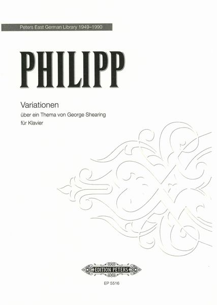 Variationen Über Ein Thema von George Shearing : Für Klavier.