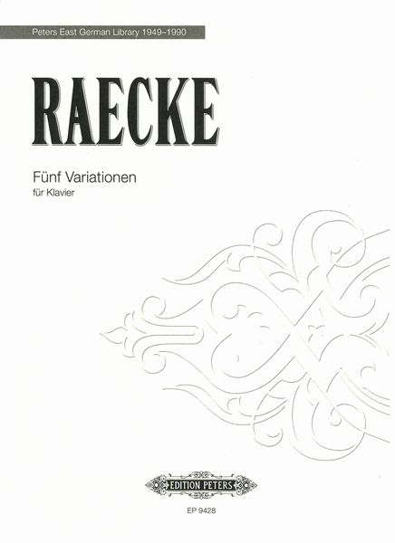 Fünf Variationen : Für Klavier (1967).