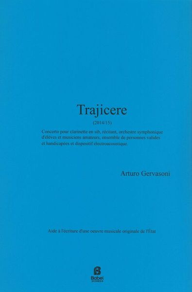Trajicere : Concerto Pour Clarinette (2014/15).