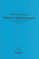 Differenz/Wiederholung 21 (and We Just Keep On Pretending) : For Flute and Percussion (2010).