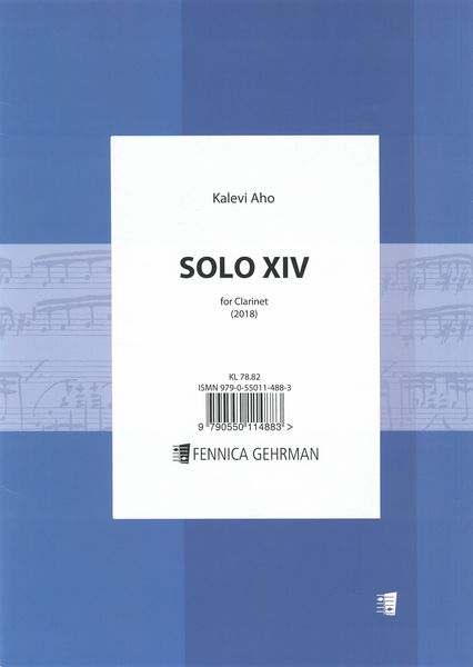 Solo XIV : For Clarinet.