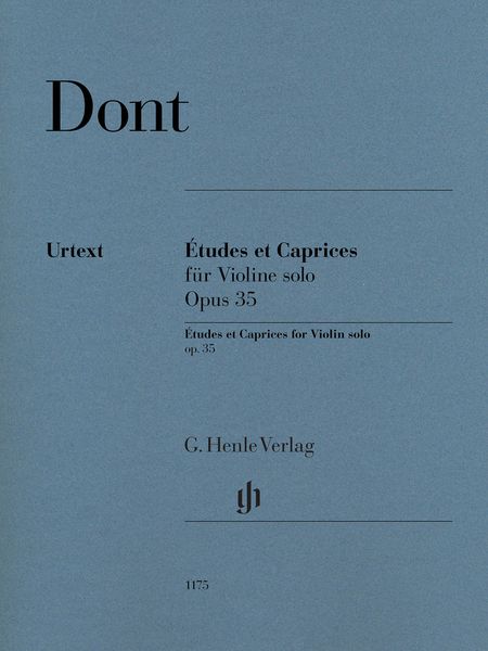 Etudes et Caprices, Op. 35 : For Violin Solo / edited by Dominik Rahmer.