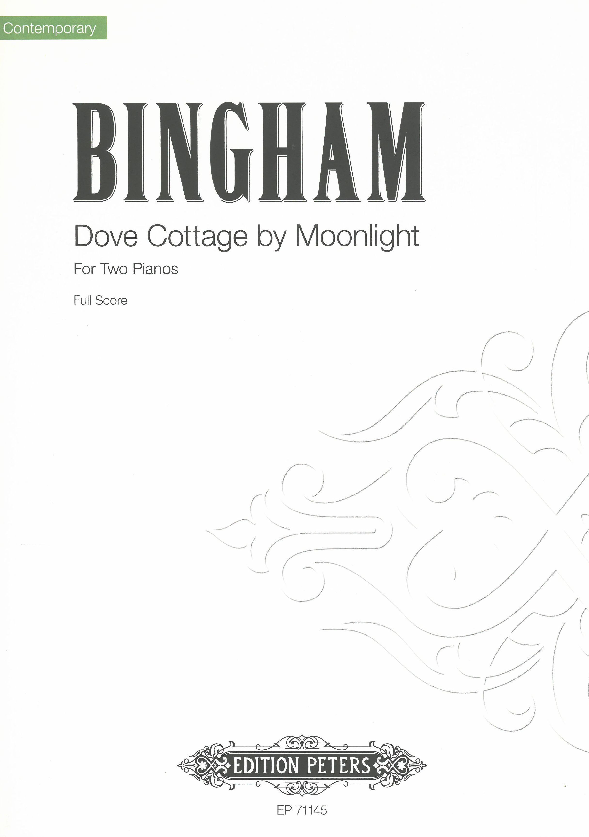 Dove Cottage by Moonlight : For Two Pianos.