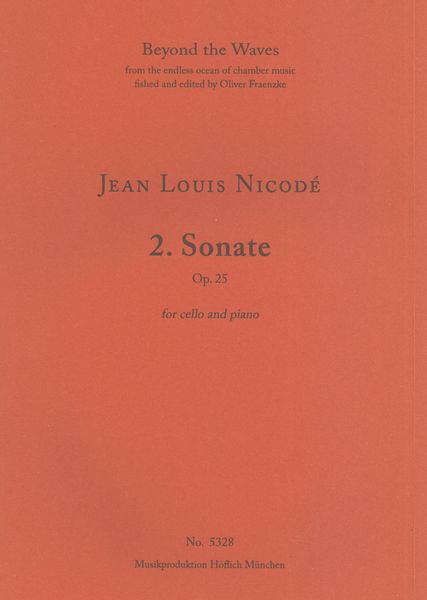 2. Sonate, Op. 25 : For Cello and Piano.