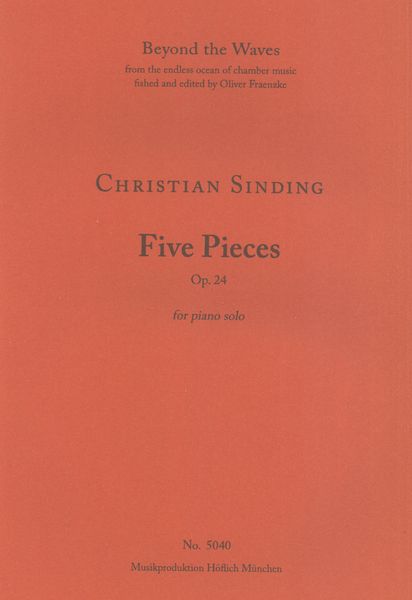 Five Pieces, Op. 24 : For Piano Solo.