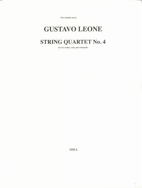 String Quartet No. 4 (2016).