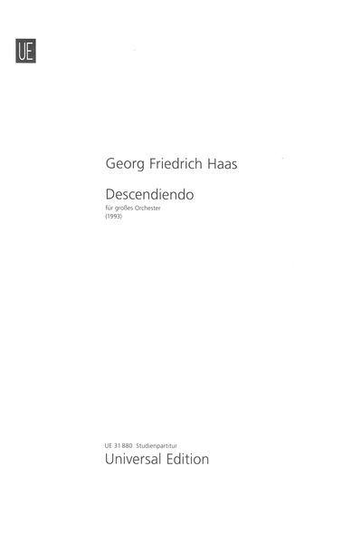 Descendiendo : Für Grosses Orchester (1993).