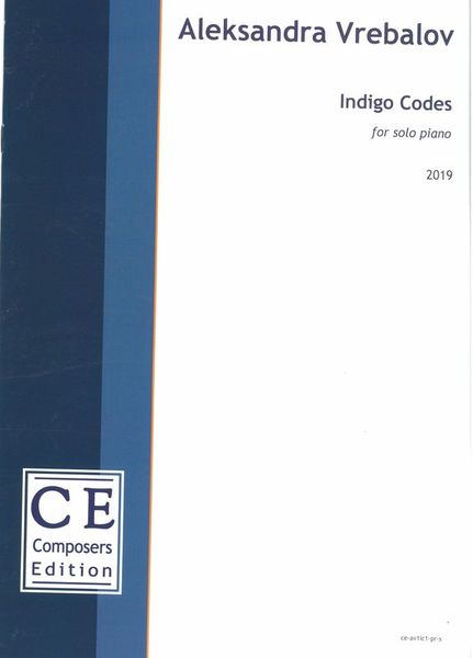 Indigo Codes : For Solo Piano (2019).