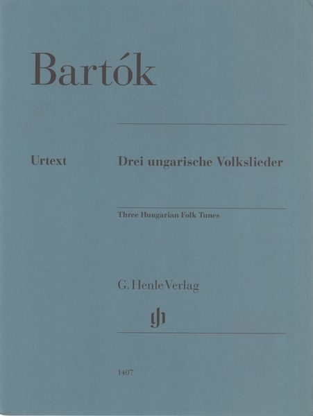 Drei Ungarische Volkslieder : Für Klavier / edited by László Somfai.