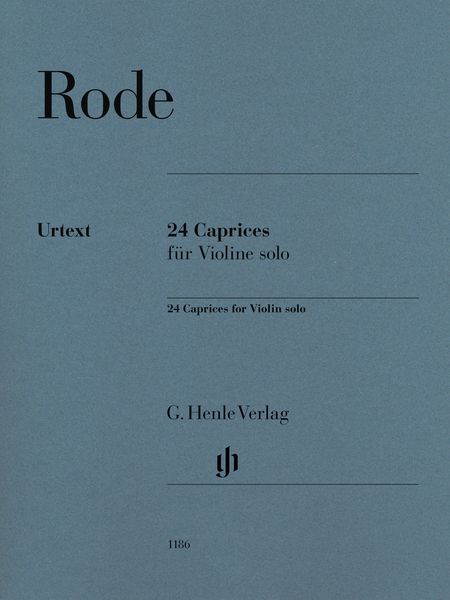 24 Caprices : Für Violine Solo / edited by Norbert Gertsch.