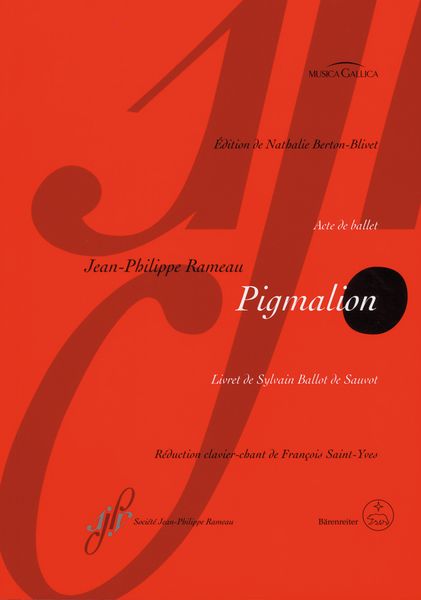 Pigmalion : Acte De Ballet / edited by Nathalie Berton-Blivet.