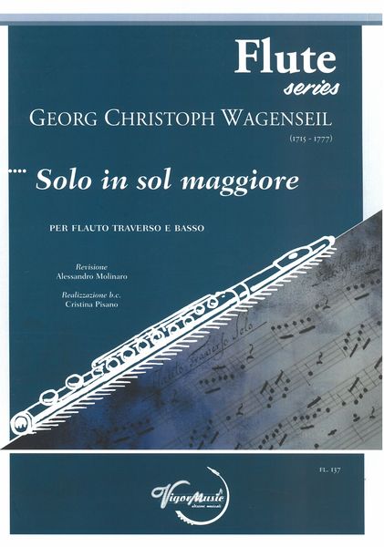 Solo In Sol Maggiore : Per Flauto Traverso E Basso / edited by Alessandro Molinaro.