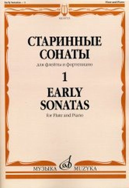 Early Sonatas 1 : For Flute and Piano / edited by Yu. Dolzhikov.