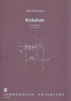 Kotekan : For 8 Flutists (5 Flutes, Alto Flute In G, 2 Bass Flutes Or Flutes In C).