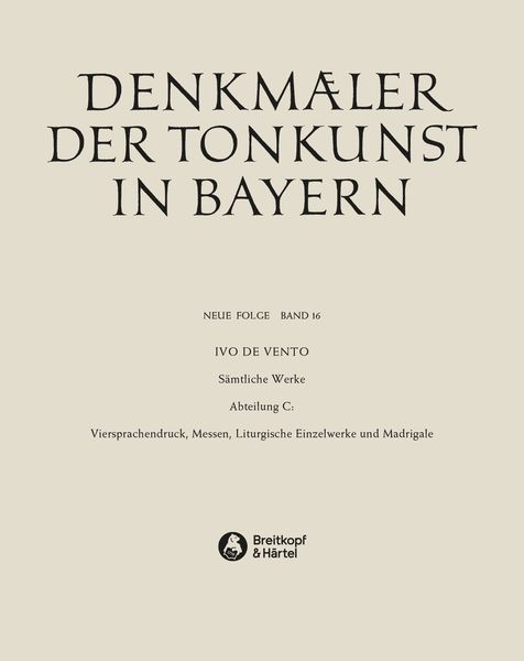 Sämtliche Werke, Band 5 / edited by August De Groote.