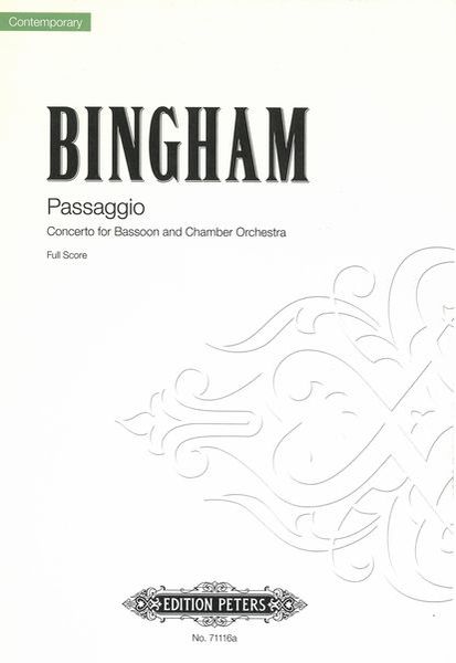 Passaggio : Concerto For Bassoon and Chamber Orchestra (Rev. 1998).