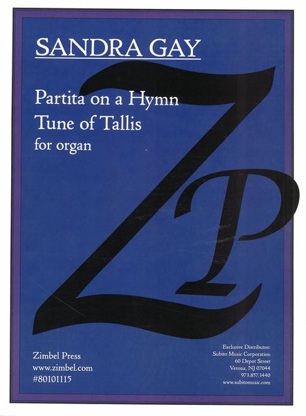 Partita On A Hymn Tune of Tallis : For Organ (1975).