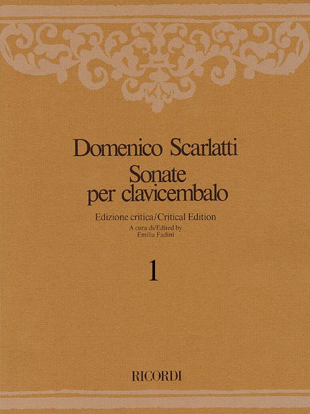 Sonate Per Clavicembalo, Vol. 1 / edited by Emilia Fadini.