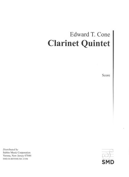 Clarinet Quintet (1941).