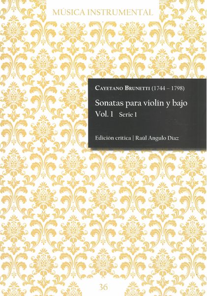 Sonatas Para Violín Y Bajo, Vol. 1 / edited by Raúl Angulo Díaz.