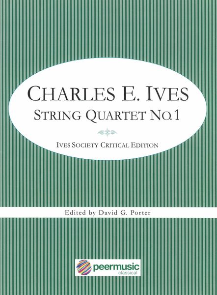 String Quartet No. 1 / edited by David G. Porter.