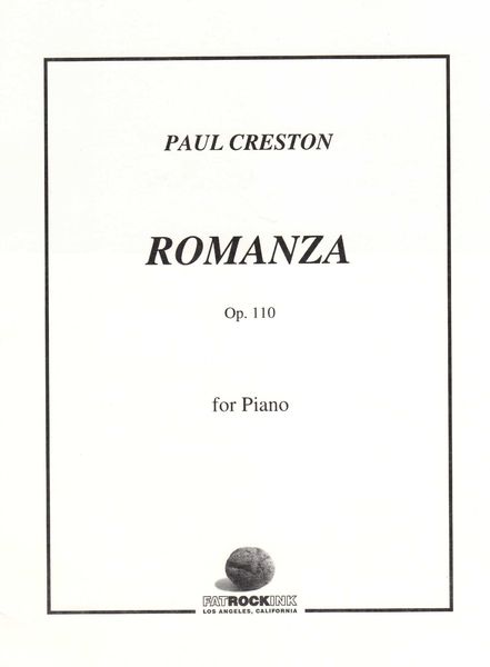 Romanza Op. 110 : For Piano [Download].