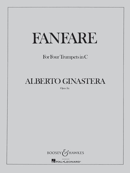 Fanfare, Op. 51a : For Four Trumpets In C.