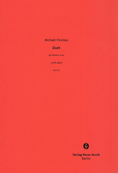 Duet : Für Klavier 4-MS (1975-2007).