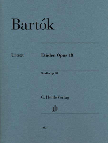Etüden, Op. 18 / edited by László Somfai.