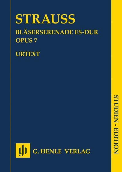 Bläserserenade Es-Dur, Op. 7 / edited by Norbert Gertsch.
