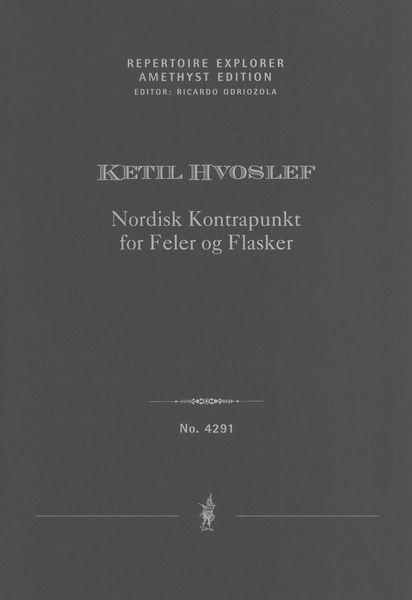 Nordisk Kontrapunkt For Feler Og Flasker = Nordic Counterpoint For Fiddles and Bottles (1973).