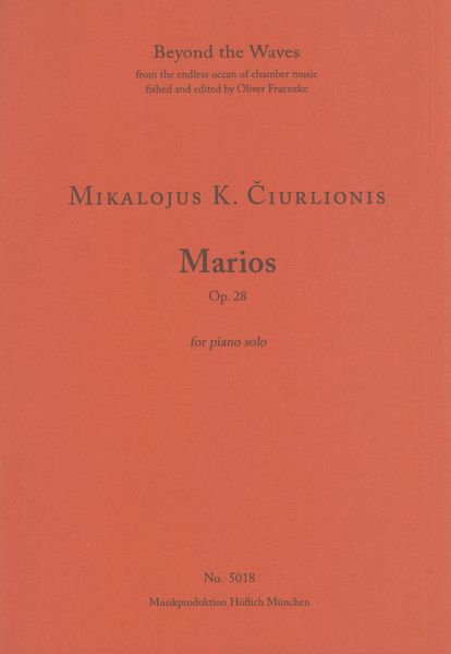 Marios, Op. 28 : For Piano Solo.