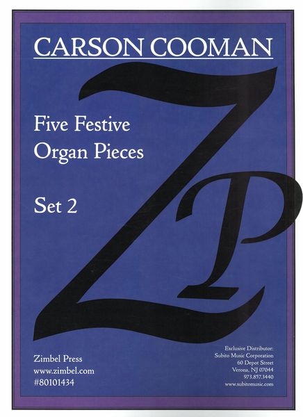 Five Festive Organ Pieces, Set 2 (2018/19).