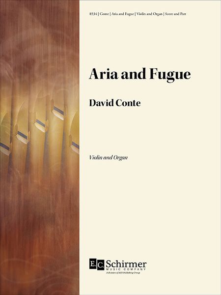 Aria and Fugue : For Violin and Organ.