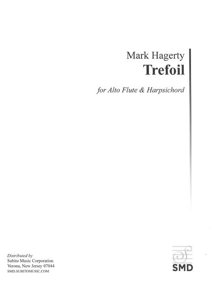 Trefoil : For Alto Flute and Harpsichord.