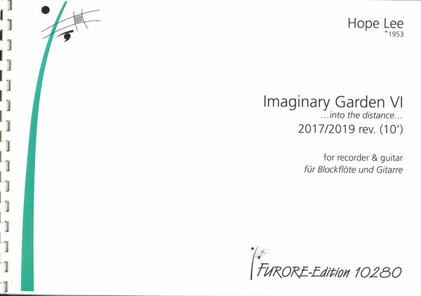 Imaginary Garden VI - Into The Distance : For Recorder and Guitar (2017/2019).